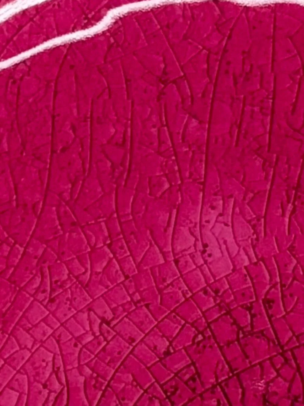 Pier 1 Imports Carmelo Pink Melamine Crackle Glaze Distressed Dinner Plates-NWT